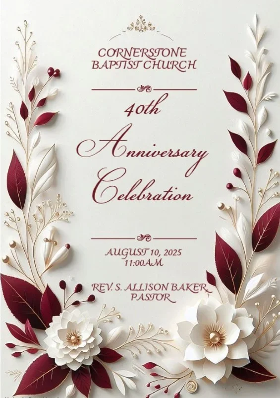 Churh Anniversary AUG 10 2025
